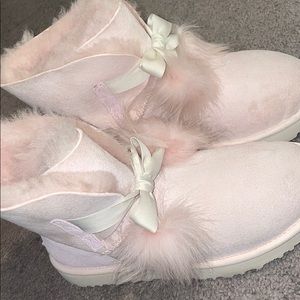 Pastel pink uggs
